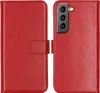 Selencia Echtleder Klapphülle Samsung Galaxy S22 - Rot Produktbild-Vorschau 1