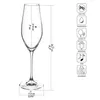 Krosno SEKTGLÄSER-SET SPLENDOUR 6X SEKTGLAS 210 ML Produktbild-Vorschau 3