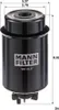 Kraftstofffilter MANN-FILTER WK 8137 Anschraubfilter Produktbild-Vorschau 3