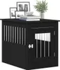 vidaXL Mebel dla psa Czarna dąb 55 x 75 x 65 cm Materiał Podgląd zdjęcia produktu 5