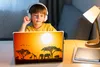 MuchoWow® Laptop Aufkleber Sticker Cover Elefant - Wilde Produktbild-Vorschau 3