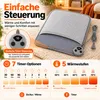 Elektrischer Fußwärmer mit Haube, Graphen Fußheizmatte Produktbild-Vorschau 4