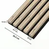 MEBANO. Akustikpaneele Holz 240 x 53 cm, Farbe: Eiche Produktbild-Vorschau 4