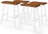 vidaXL Bartisch  und Hocker Set 5 tlg. Massivholz - Bar-Set Produktbild-Vorschau 7