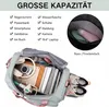 Sporttasche,42L Reisetasche(Gruen/Rosa) mit Schuhfach Produktbild-Vorschau 6