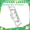TRMLBE Perchoir pour poules 4 niveaux Grand support pour Voir les images du produit 2