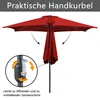 Yakimz Parasol Ø3.5m Parasol de jardin Parasol de terrasse Voir les images du produit 3
