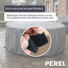 Perel Runde Abdeckung für Gartenmöbel Ø260 cm, wasser- und Produktbild-Vorschau 5
