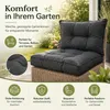 Zestaw 2 Poduszek Ogrodowych Pikowanych na Krzesło zoom Podgląd zdjęcia produktu 4