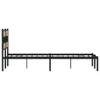 vidaXL Metallbett ohne Matratze Sonoma-Eiche 160x200 cm Produktbild-Vorschau 5