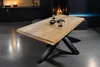 Esstisch 300x100cm Akazienholz naturfarben gerade Kante Produktbild-Vorschau 1