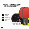 JOOLA Tischtennis-Set Duo PRO - 2 Tischtennisschläger + 3 Produktbild-Vorschau 2