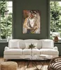 Leinwandbild Wandbild SAXOPHONIST Malerei Retro Stil Produktbild-Vorschau 4
