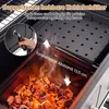 Barbecue au charbon de bois COSTWAY avec couvercle, chariot Voir les images du produit 4