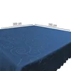 Tischdecke 160x300 cm Königsblau Damast Ornamente eckig Produktbild-Vorschau 3