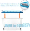 BigDean 4 Stück 60 L Aufbewahrungsbox mit Deckel groß Produktbild-Vorschau 5