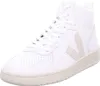 Veja V-15 Leather Extra White Natural – High Top Sneaker Produktbild-Vorschau 1