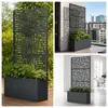 Pergola mit Pflanzkübel Rankgitter Garten Pergola Metall Produktbild-Vorschau 13