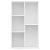vidaXL Knihovna/bočník bílá 50x25x80 cm Materiál na bázi Náhled obrázku produktu 12
