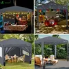 VOUNOT® Pavillon 3x3m mit 4 Seitenteilen & 4 Sandsäcke, Pop Produktbild-Vorschau 8