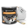 Flüssigfolie Dicht Set DIY 1kg Grau inkl. Pinsel & Vlies – Produktbild-Vorschau 1