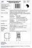 A technical datasheet with product information, diagrams, and specifications. Produktbild-Vorschau