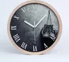 Holzuhr 25fi cm wanduhr - weiße Spitzen - Boxhandschuhe Produktbild-Vorschau 1