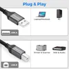 deleyCON 2m USB Druckerkabel (für Drucker, Scanner, MIDI) Produktbild-Vorschau 2