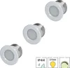 3-er Set LED-Mini-Einbaustrahler | 3 Watt dimmbar | 2700K Produktbild-Vorschau 1
