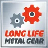 Two gears and text indicating 'LONG LIFE METAL GEAR'. Anteprima dell’immagine prodotto