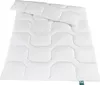 A white duvet and pillow are laid out on a white background. Produktbild-Vorschau