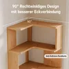 L-förmiges Eck-Bücherregal,5 Etagere Eckregal Produktbild-Vorschau 7