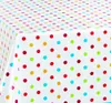 PVC Tischdecke Dottie bunt Punkte weiss Wachstuch · Breite Produktbild-Vorschau 2