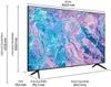 SAMSUNG GU43CU7179 LED TV (plochý, 43 palcov / 108 cm, UHD Náhľad obrázku produktu 8