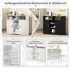 Flieks Servierwagen Esstisch mit Klappbarer Arbeitsplatte Produktbild-Vorschau 8