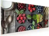 Küchenrückwand Spritzschutz Glas mit Motiv Bunte Beeren 40 Produktbild-Vorschau 1