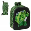 Plecak szkolny Hulk czarny zielony 22 x 27 x 10 cm 3D Podgląd zdjęcia produktu 4