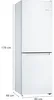 Réfigérateur combiné 60cm 279l no frost blanc - Bosch - Voir les images du produit 15
