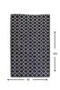 Conceptum Hypnose, Kupa , 80 x 200 cm, tappeto, nero, Anteprima dell’immagine prodotto 5