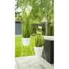 Dreieckiges stehendes Blumenbeet 40 cm weiß GLAMOUR Produktbild-Vorschau 2