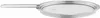 A silver lid for a pot or pan is shown against a white background. Podgląd zdjęcia produktu