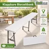 TRUTZHOLM Bierzeltbank klappbar für 4 Personen, 180 x 30 x Produktbild-Vorschau 2