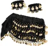 PRECORN Belly Dance Hüfttuch mit Münzen inkl. Handketten in Produktbild-Vorschau 2