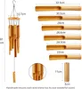 Bambus-Windspiel, Gedenkgeschenk, großes Windspiel aus Holz Produktbild-Vorschau 4