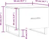 vidaXL Couchtische 2 Stk. Braun Eichen-Optik 50x50x40 cm Produktbild-Vorschau 8