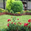Weidenzaun Beeteinfassung Weide Beet Palisade Zaun Beet Produktbild-Vorschau 3