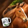 Kaffeebecher mit weißes Pferd Motiv und Spruch: Ich hab Produktbild-Vorschau 3
