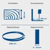 Scie à ruban BASA3 Scheppach - 230V | 800W | hauteur max. Voir les images du produit 36