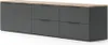 Wohnwand Vicco Wido Anthrazit 3 Teile, Model 49803 Produktbild-Vorschau 1