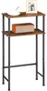 Console tafel met 2 niveaus, smal, vintage bruin en zwart, Productafbeelding-voorbeeld 9